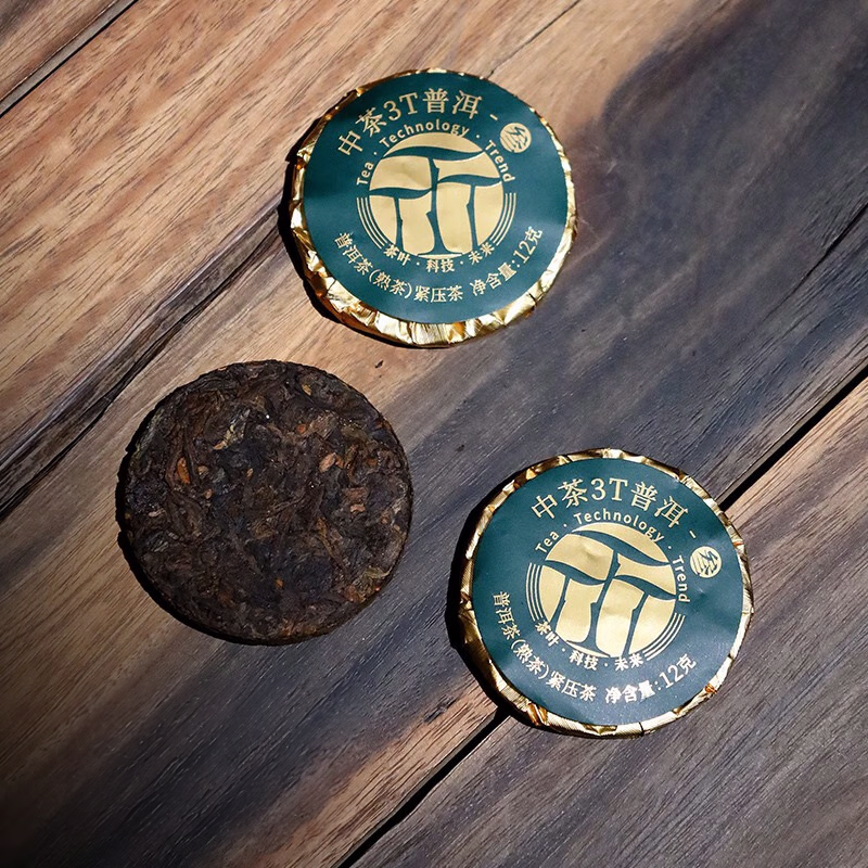 Shotengai-CHINATEA-Premium “3T" Ripe Pu Erh Tea Coin (Large)