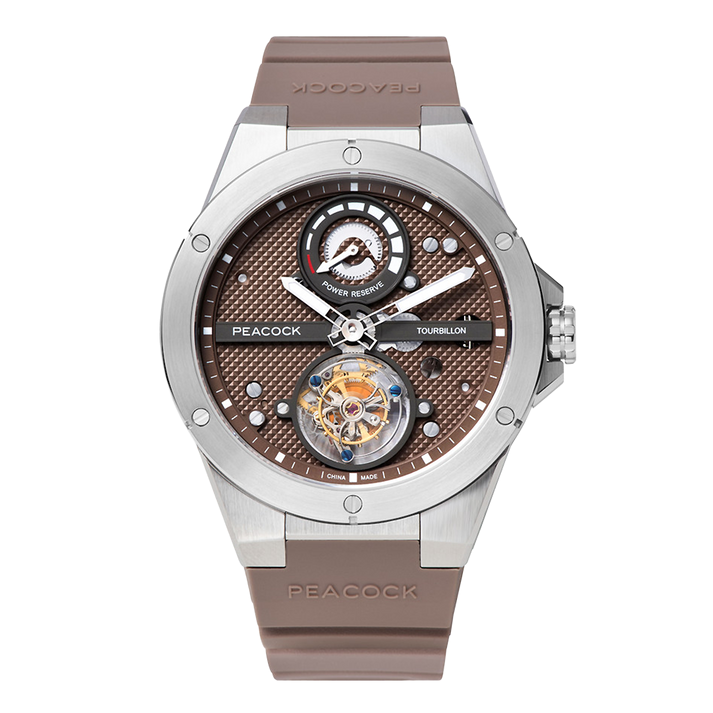 Peacock Climber Center Axis Tourbillon Watch