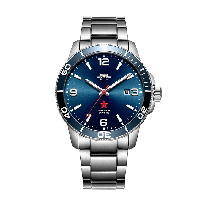 Beijing Watch with Blue Dial