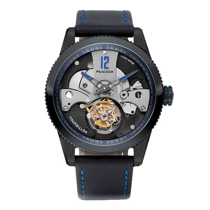 Peacock Pathfinder Carbon Fire Tourbillon Watch