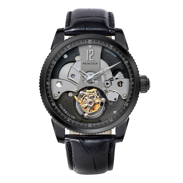 Peacock Witness Off-center Tourbillon Watch
