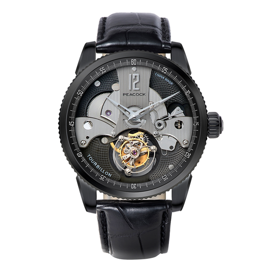 Peacock Witness Off-center Tourbillon Watch
