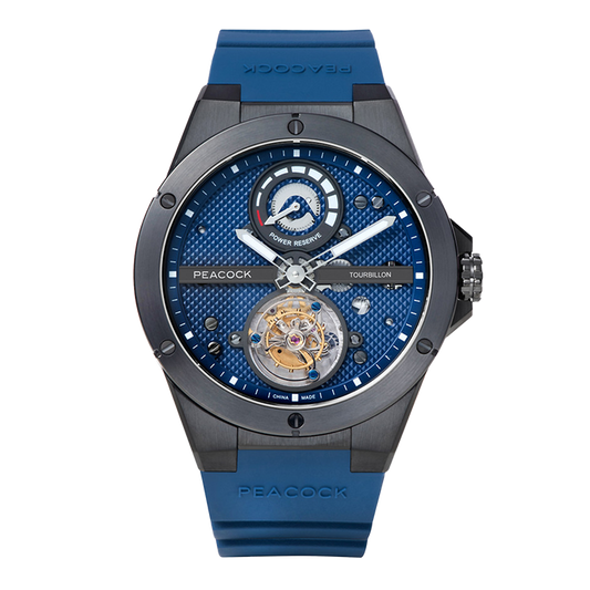 Peacock Climber Center Axis Tourbillon Watch