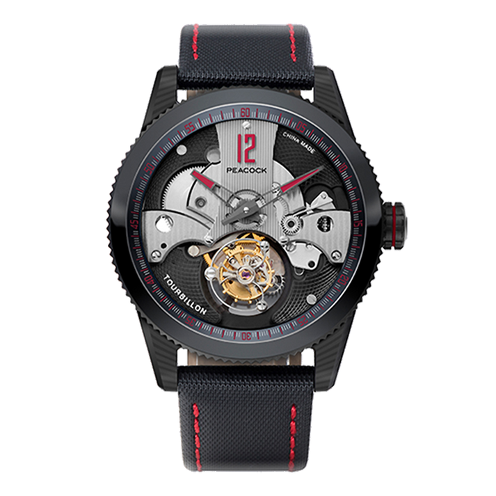 Peacock Pathfinder Carbon Fire Tourbillon Watch