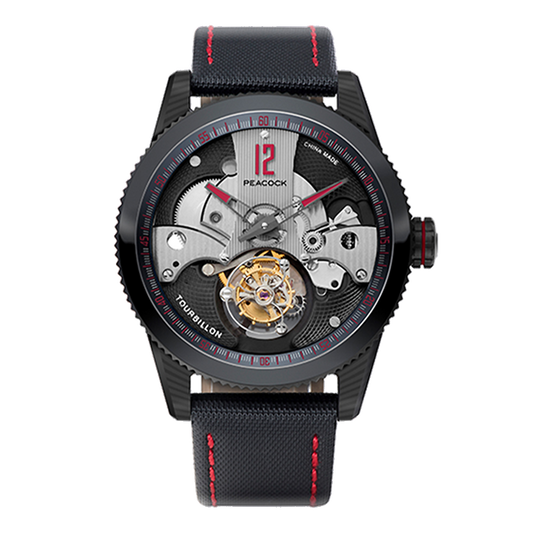 Peacock Pathfinder Carbon Fire Tourbillon Watch
