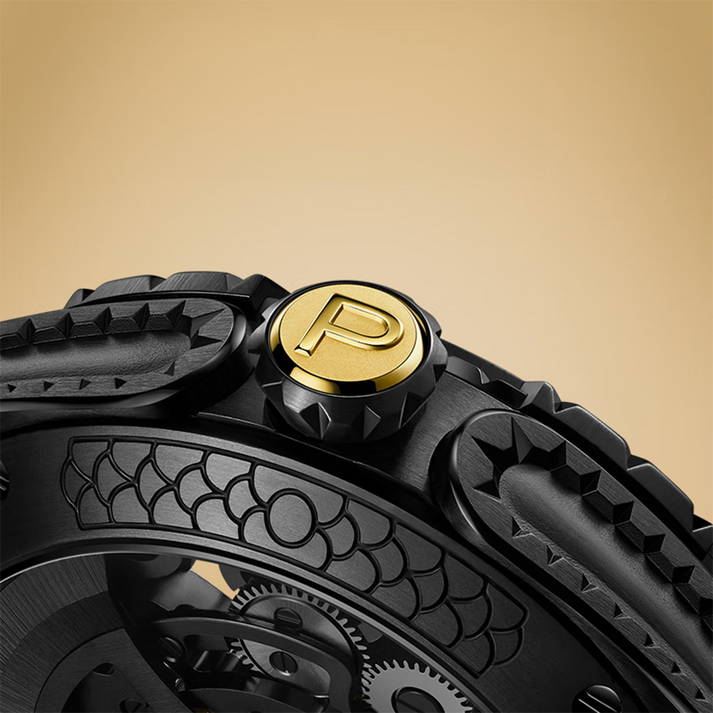 Peacock 24K Gold Year of the Dragon Tourbillon Watch