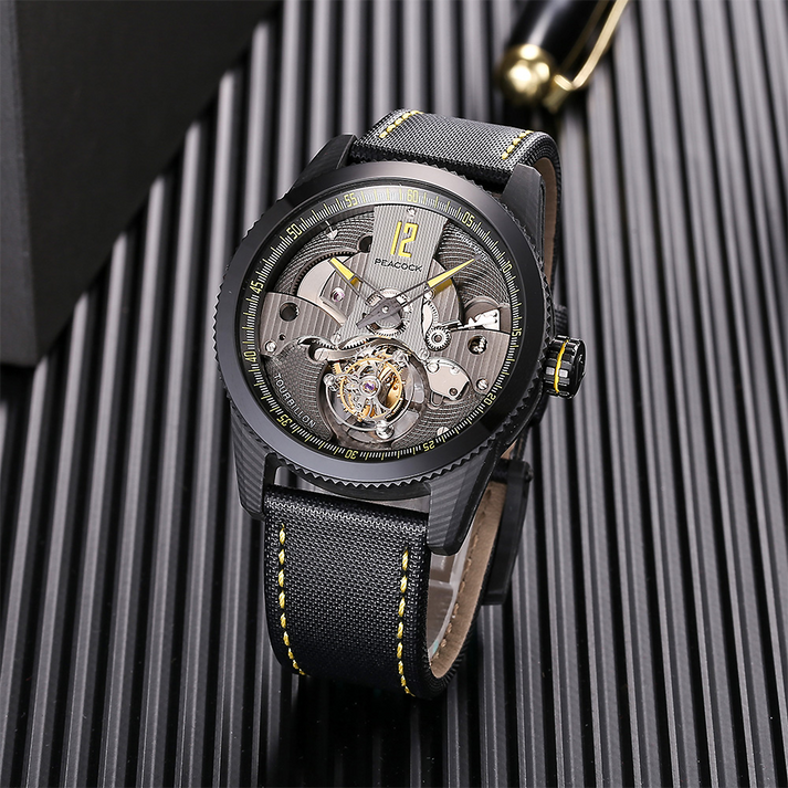 Peacock Pathfinder Carbon Fire Tourbillon Watch
