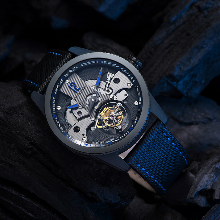 Peacock Pathfinder Carbon Fire Tourbillon Watch