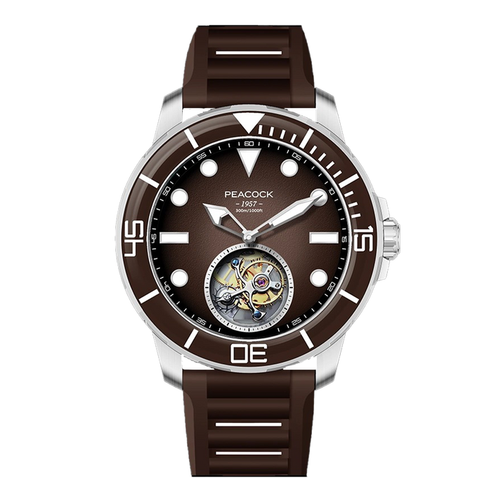 Peacock Ocean Wing Tourbillon Watch Diver 300M