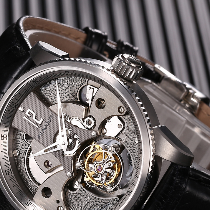 Peacock Witness Off-center Tourbillon Watch