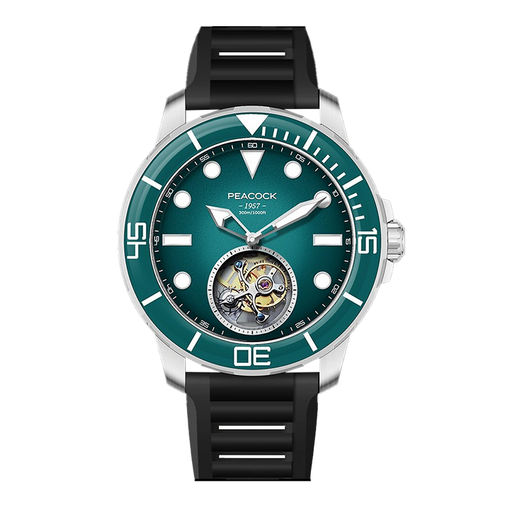 Peacock Ocean Wing Tourbillon Watch Diver 300M