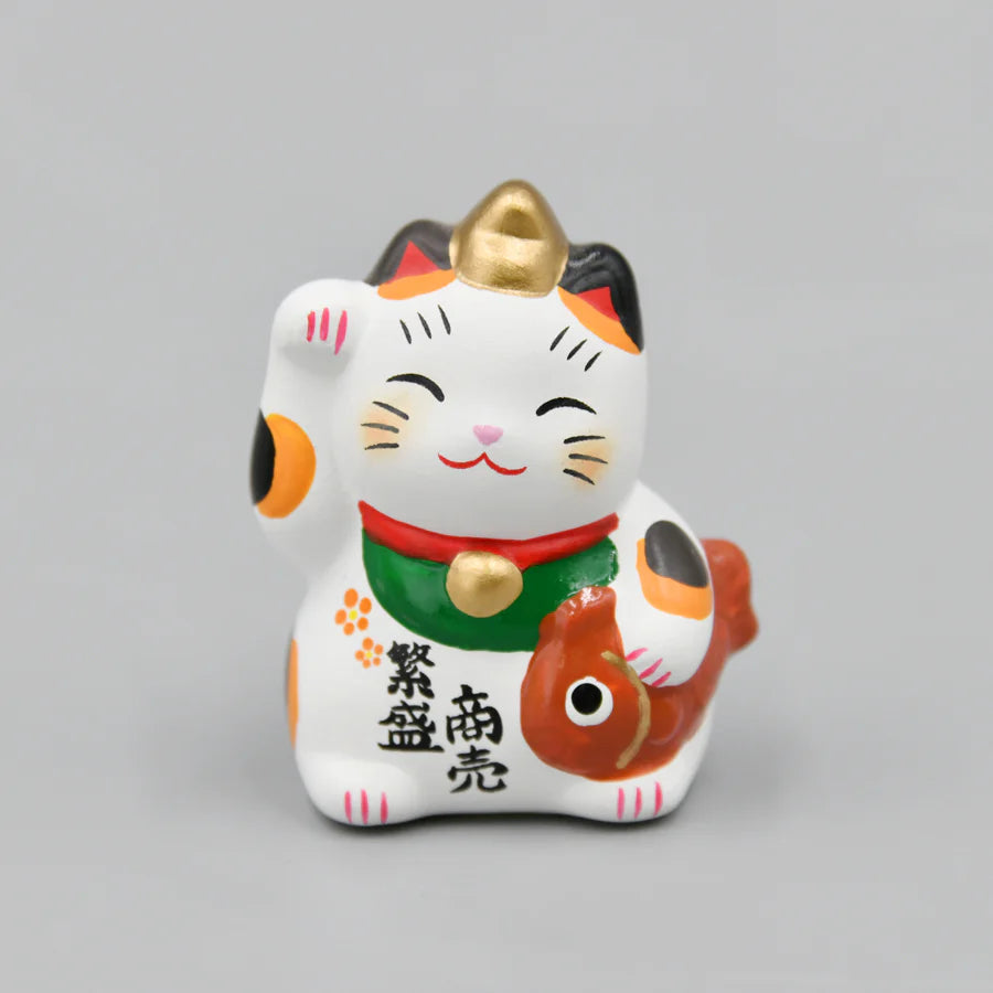 Yakushigama Maneki-Neko Beckoning Cat