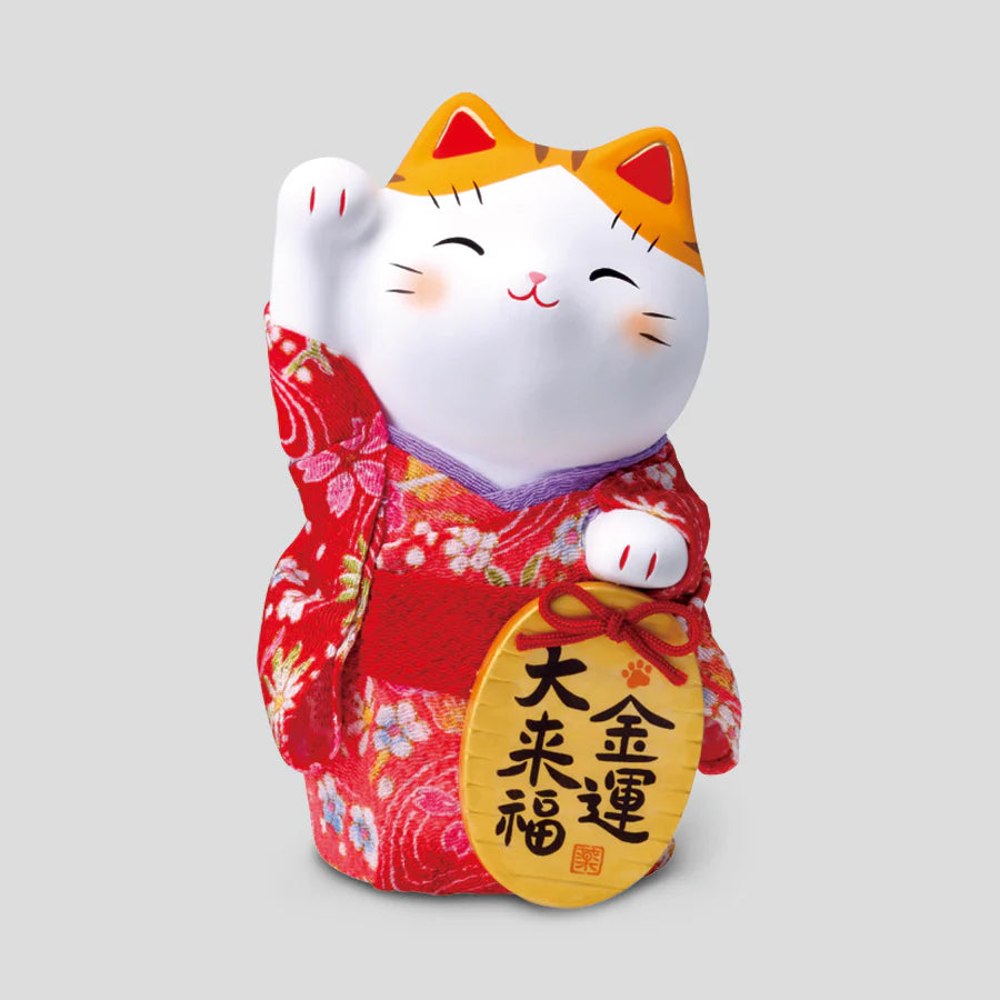 Yakushigama Maneki-Neko Beckoning Cat