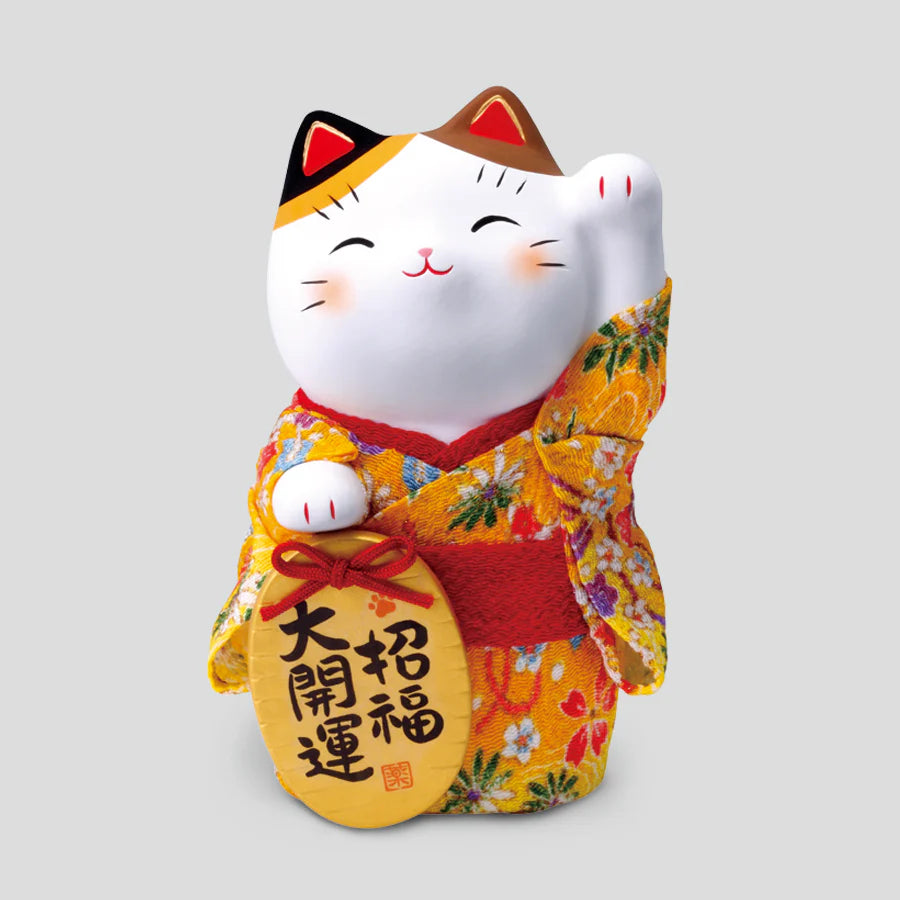Yakushigama Maneki-Neko Beckoning Cat