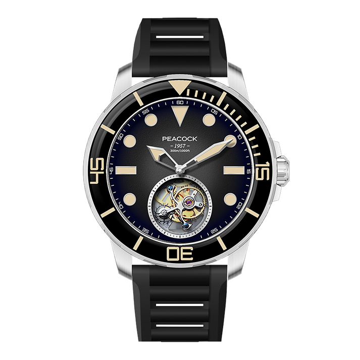 Peacock Ocean Wing Tourbillon Watch Diver 300M