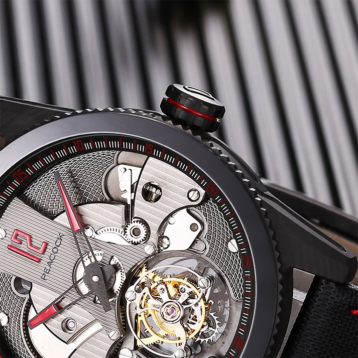 Peacock Pathfinder Carbon Fire Tourbillon Watch