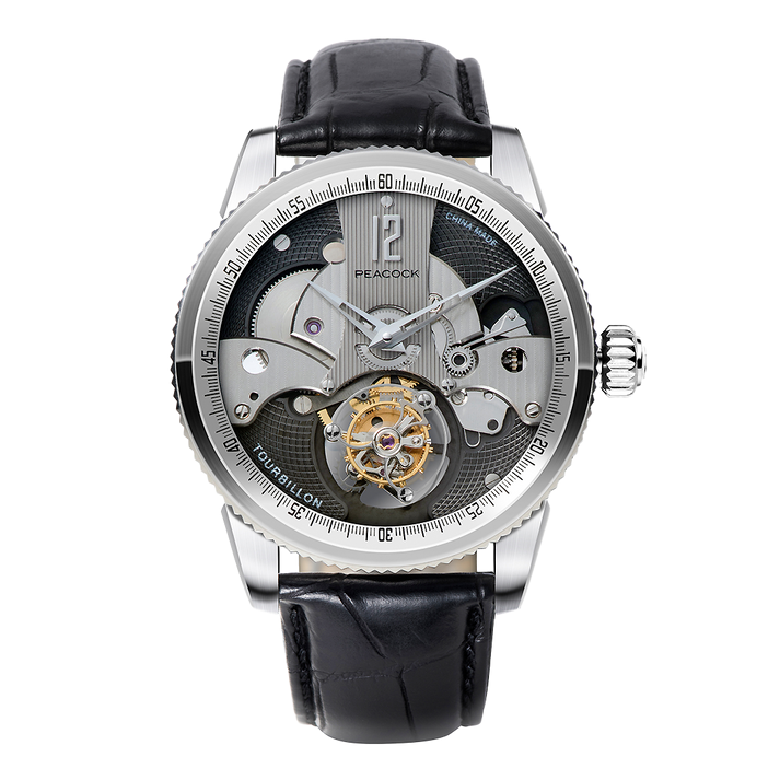 Peacock Witness Off-center Tourbillon Watch