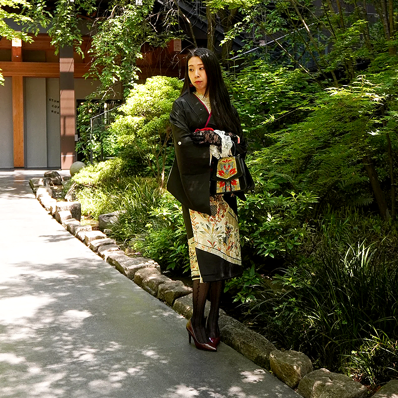 Shotengai-Hisui-VERUS Handbag-Black
