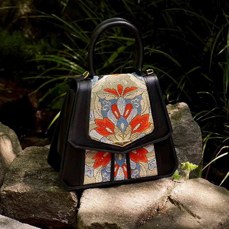 Shotengai-Hisui-VERUS Handbag-Black