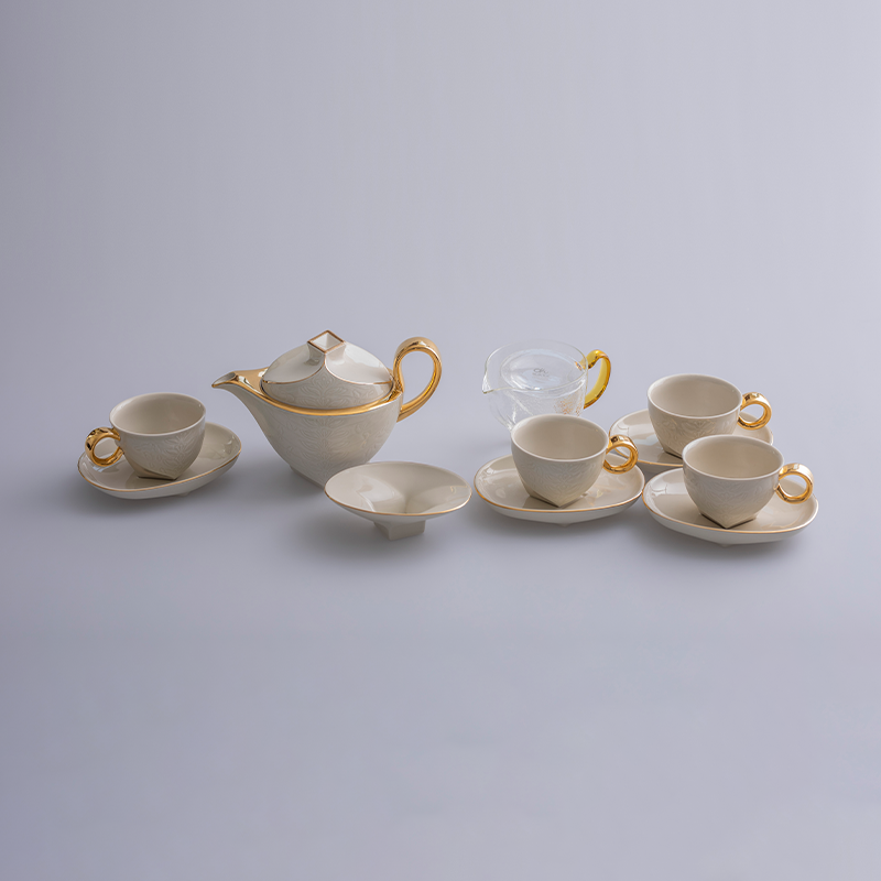 Chinese Ding ware tea set