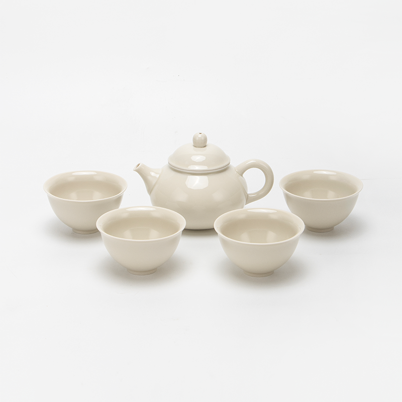 Chinese Ding ware tea set