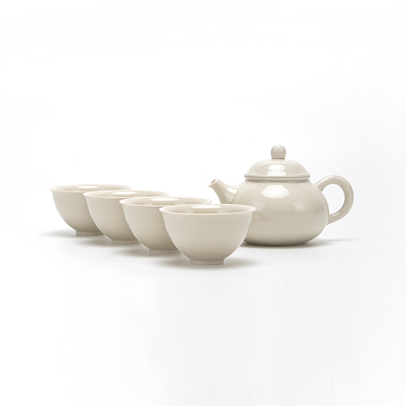 Chinese Ding ware tea set