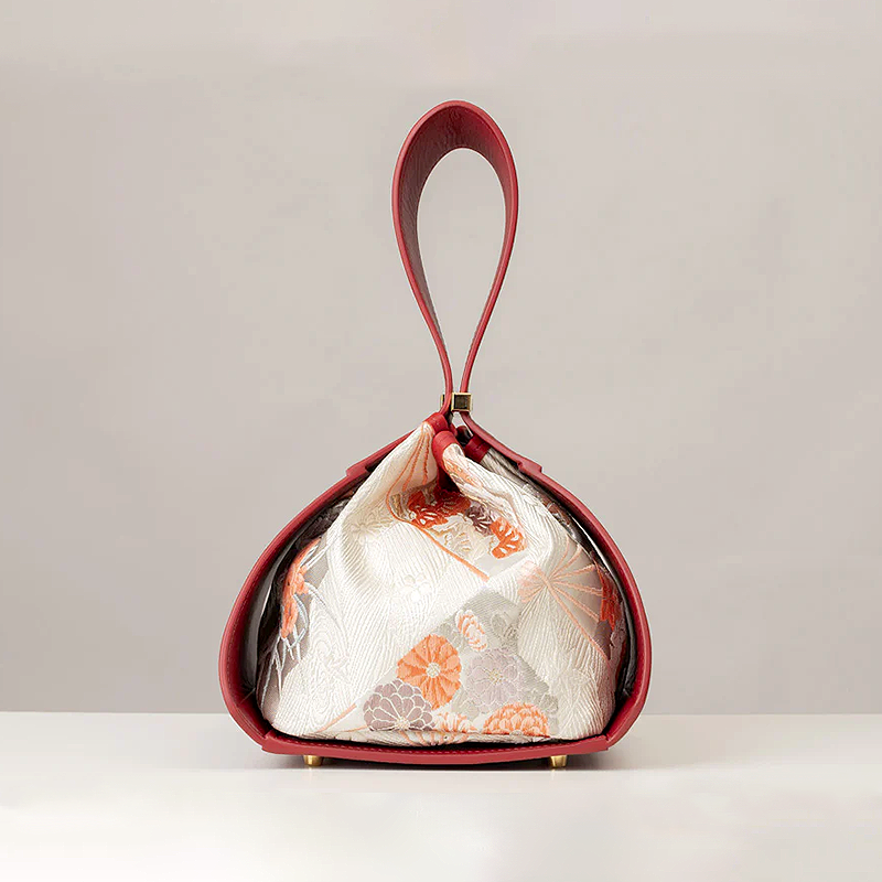 Shotengai-Husui-TRIO handbag-Red