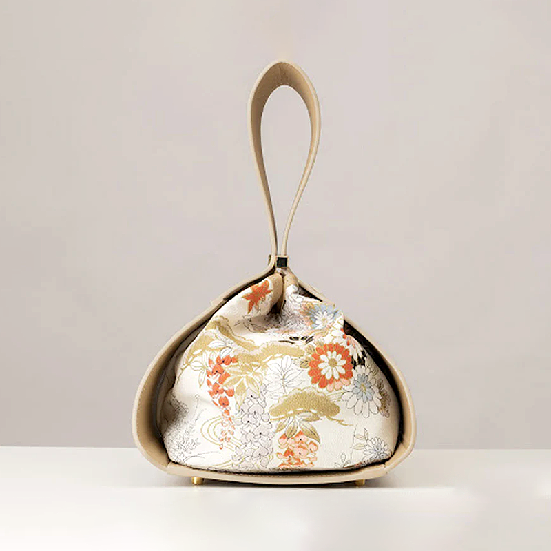 Shotengai-Husui-TRIO handbag-Beidge