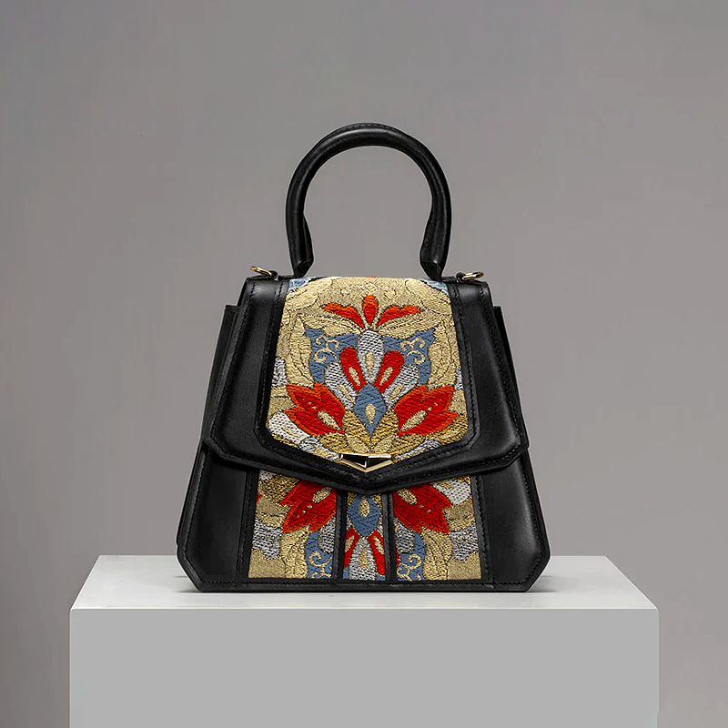 Shotengai-Hisui-VERUS Handbag-Black