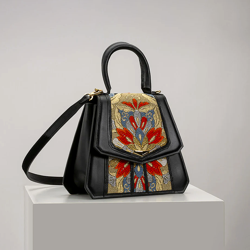 Shotengai-Hisui-VERUS Handbag-Black