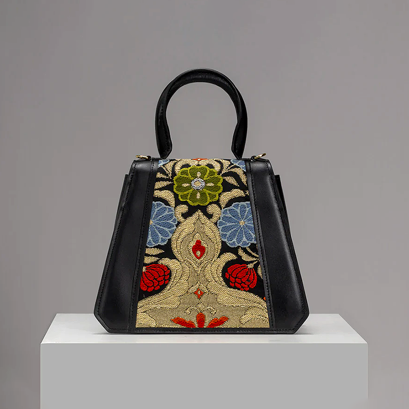 Shotengai-Hisui-VERUS Handbag-Black