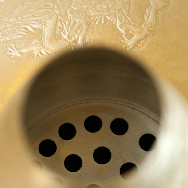 Chinese Hand-Hammered Silver Hot Pot