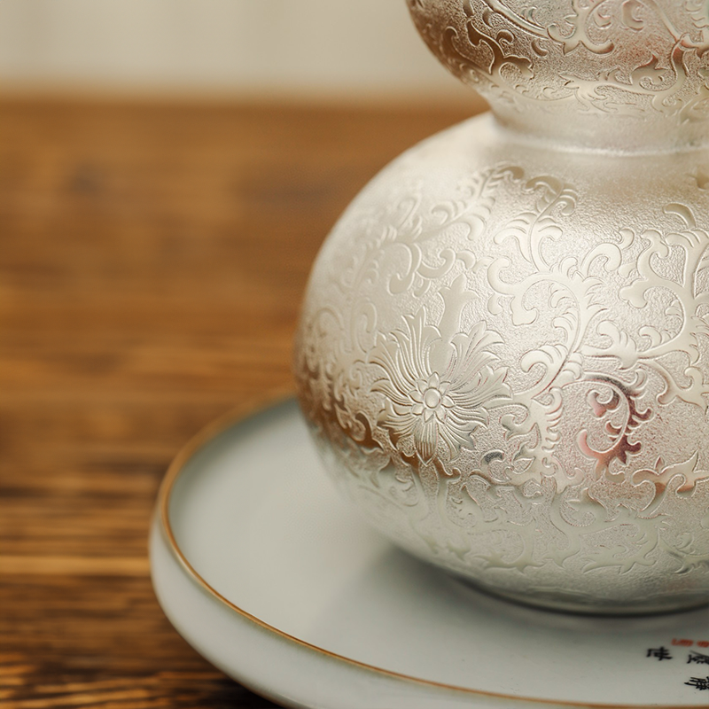 Chinese Hand-Hammered Silver Wine Pot