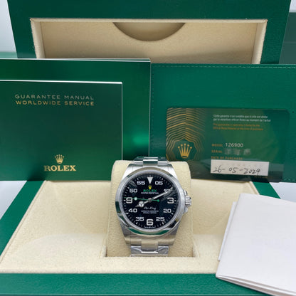 Pre-owned Rolex Air-King 40mm Men's Watch - ref 126900 Black Dial (2024)