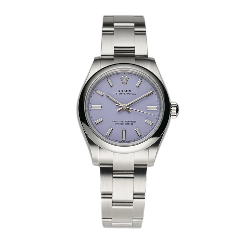 Pre-owned Rolex Oyster Perpetual 31mm Women's Watch - ref 277200 Lavender Dial (2025)