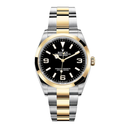 Pre-owned Rolex Explorer 36 36mm Men's Watch - ref 124273 Black Dial (2022)