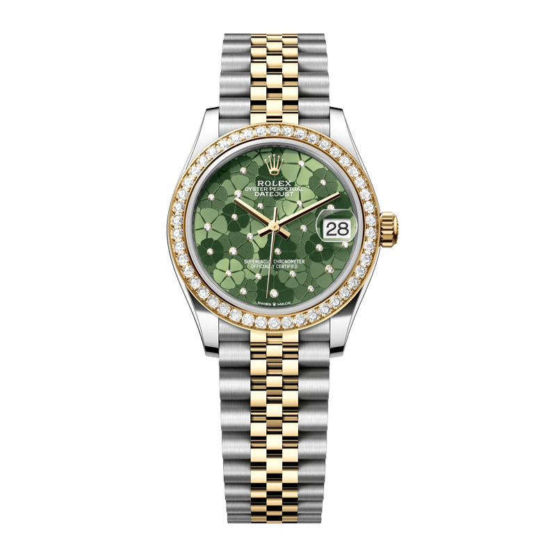 Pre-owned Rolex Datejust 31 31mm Women's Watch - ref 278383RBR Green Dial (2023)
