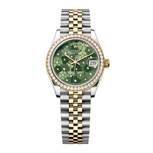 Pre-owned Rolex Datejust 31 31mm Women's Watch - ref 278383RBR Green Dial (2023)