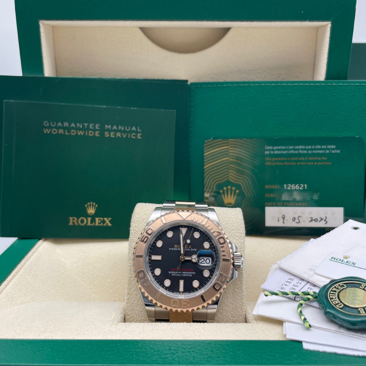 Pre-owned Rolex Yacht-Master 40 40mm Men's Watch - ref 126621 Black Dial (2023)