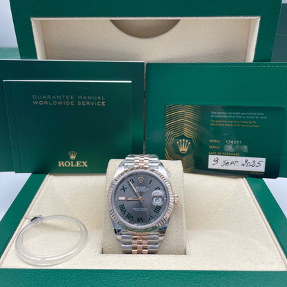 Pre-owned Rolex Datejust 41 41mm Men's Watch - ref 126331 Gray Dial (2025)