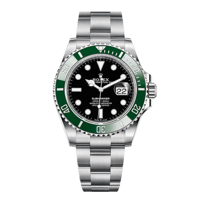 Pre-owned Rolex Submariner 41mm Men's Watch - ref 126610LV Green Bezel & Black Dial Starbucks (2023)