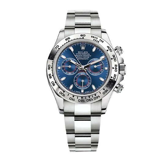 中古 ロレックス コスモグラフ デイトナ 40mm メンズ腕時計 - Ref. 116509 ブルーダイヤル