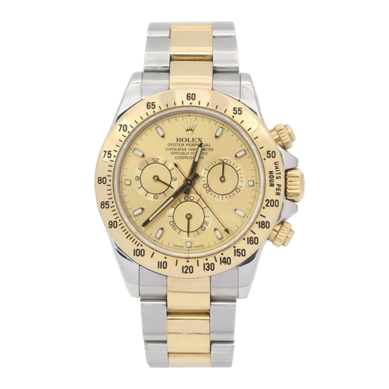 Pre-owned Rolex Daytona 40mm Men's Watch - ref 116523 Champagne Dial (2015)