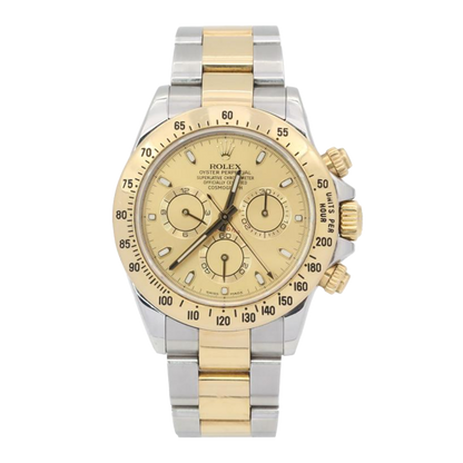Pre-owned Rolex Daytona 40mm Men's Watch - ref 116523 Champagne Dial (2015)
