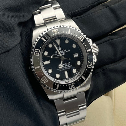 中古ロレックス シードゥエラー 44mm メンズ腕時計 - Ref. 116660 ブラックダイヤル (2017年)