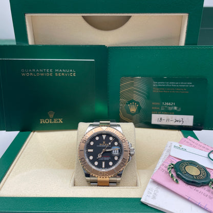 Pre-owned Rolex Yacht-Master 40 40mm Men's Watch - ref 126621 Black Dial (2023)