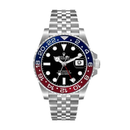 Pre-owned Rolex GMT-Master II 40mm Men's Watch - ref 126710BLRO Black Dial Pepsi (2023)