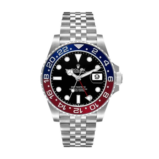 Pre-owned Rolex GMT-Master II 40mm Men's Watch - ref 126710BLRO Black Dial Pepsi (2023)