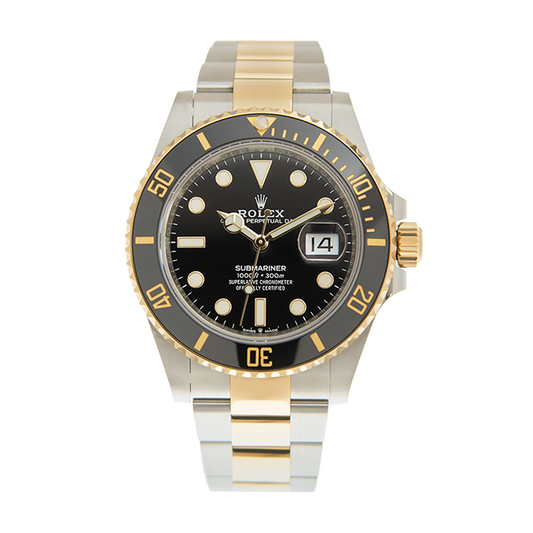 Pre-owned Rolex Submariner Date 41mm Men's Watch - ref 126613LN Black Dial (2022)