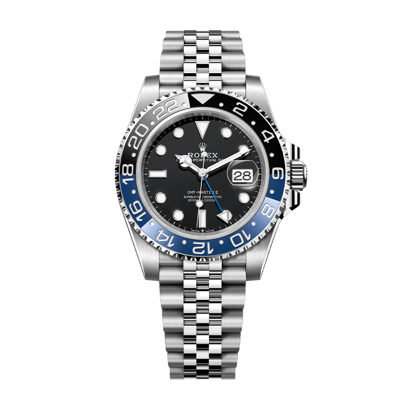 Pre-owned Rolex GMT-Master II 40mm Men's Watch - ref 126710BLNR Black Dial Bat Girl (2022)